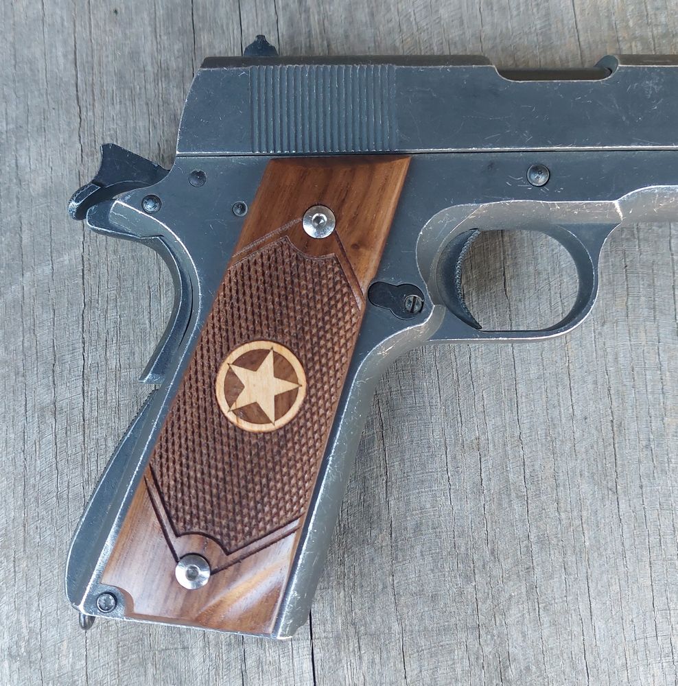 laser cut inlays wood grips
