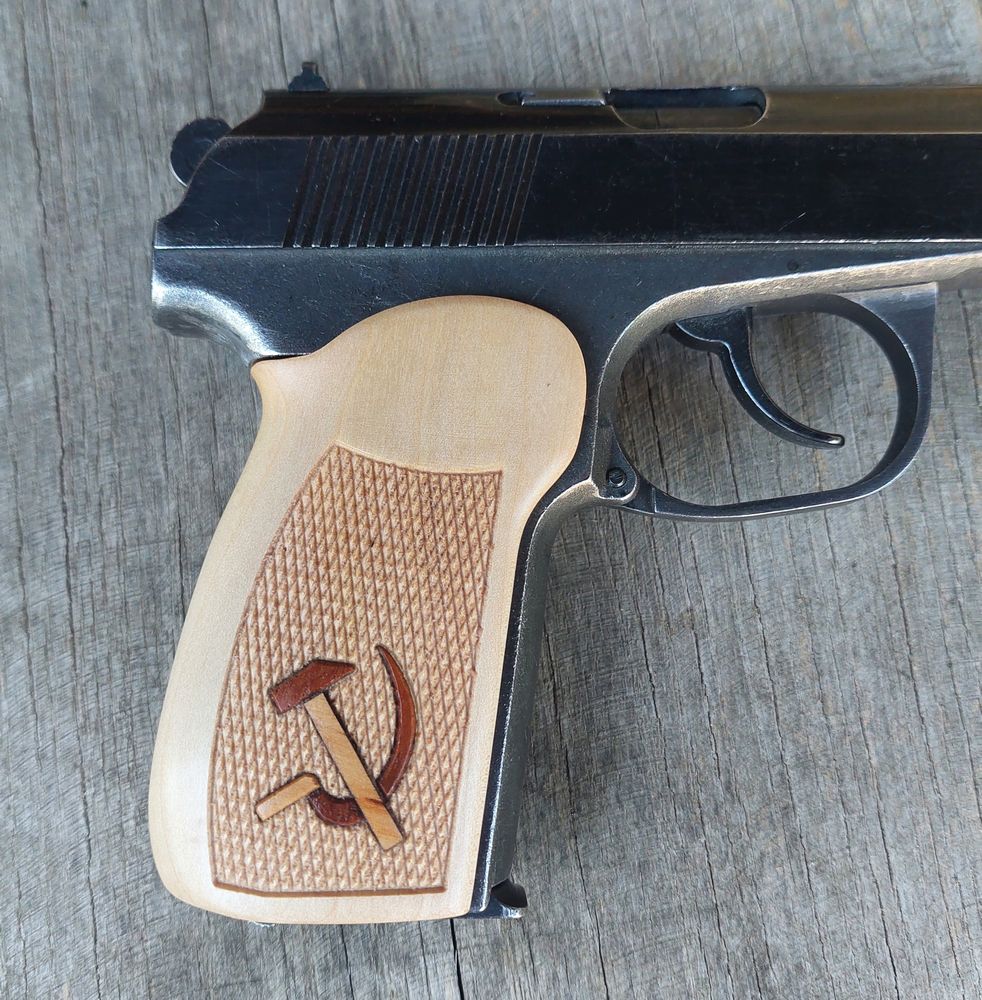 laser cut inlays wood grips